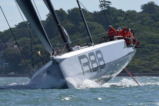 George David's Juan Kouyoumdjian-designed Rambler 88 – Rolex Fastnet Race ©  Rick Tomlinson http://www.rick-tomlinson.com